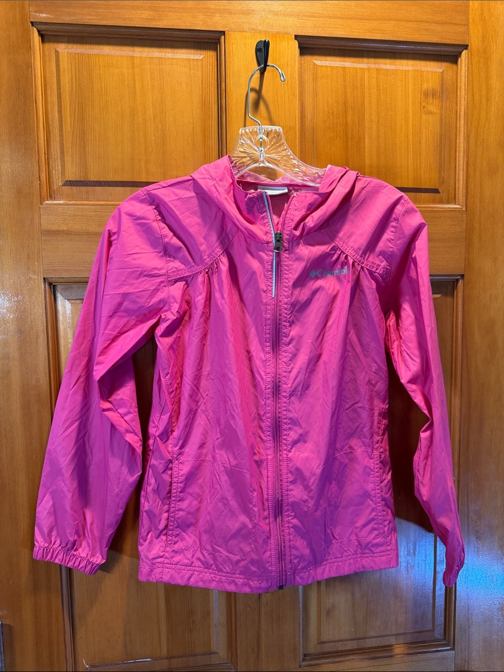 Columbia Girls Switchback II Waterproof Rain Jacket Medium 10/12 EUC